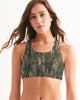 Graphic Camo Women's Seamless Sports Bra