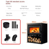 Elegant European Wood Burning Stove – Cozy Indoor Winter Heating