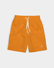 Tangy-Orange Kid's Swim Trunk