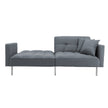 Modern Linen Convertible Futon Sofa Bed for Small Spaces & Apartments