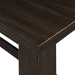 Espresso Rustic Wooden Counter Height Dining Table for Small Spaces