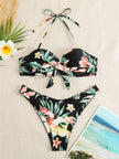 Ensemble bikini push-up imprimé - Maillot de bain pour la plage et la natation