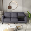 Dark Grey Fabric Sofa for Modern Living Room Style