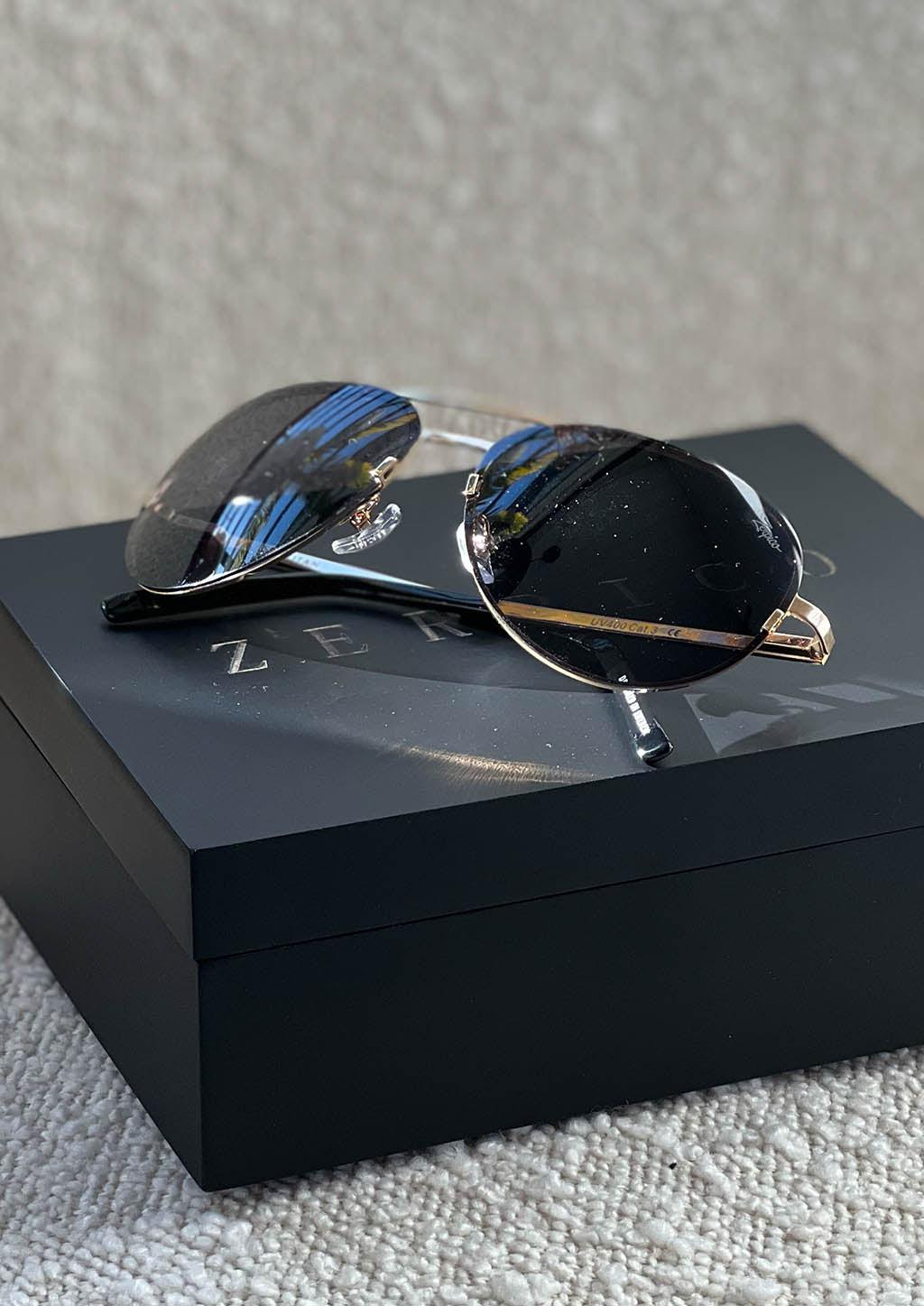 Titanium Aviator Sunglasses - V2 - 24K GOLD Plated