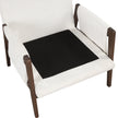 Velvet Mid-Century Chair: Wood Frame, Plush Cushion for Any Room