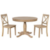 5-Piece Modern Dining Set: Round Table & 4 Chairs for Kitchen/Dining