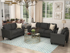 Polyester-Blend 3 Pieces Sofa Set