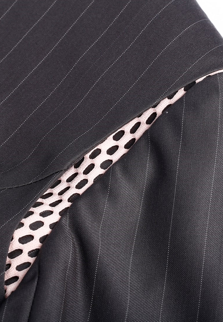 Runaway for Tea Pinstripe Mesh Dress