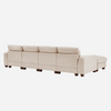 Large L-Shape Convertible Sectional Sofa with Reversible Chaise