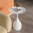 Elegant Nordic Sofa Side Table: Light Luxury Mini Round Coffee Table