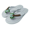 Palm Tree - Rhinestone Flat Flip Flops Sandal