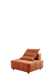 Modular Armless Sofa Chair w/ Removable Back Cushion, 33.1