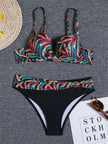 Printed Push-Up Bikini Set - Brazilian Summer Beachwear