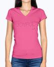 Joyful Ladies V-Neck T-Shirt