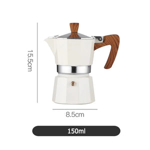 Coffee Pots Moka Pot Espresso Aluminum Maker Kettle Stove Filters