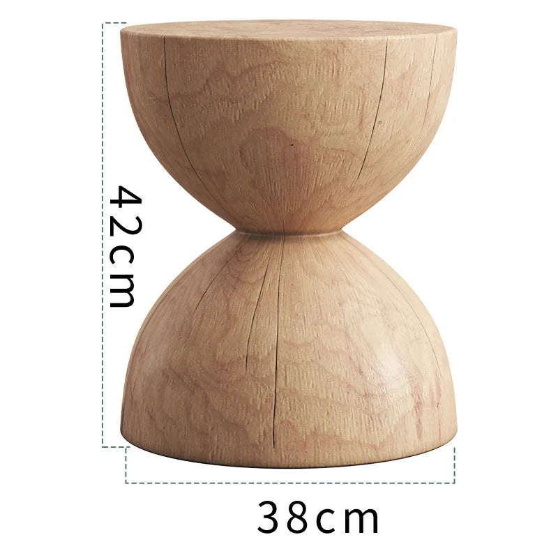 Table d'appoint créative en bois