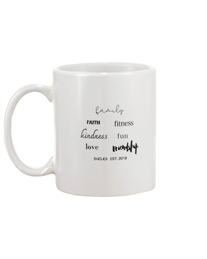 Established Print 11 Oz. Ceramic Mug