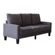 Dark Grey Fabric Sofa for Modern Living Room Style