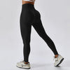 Leggings de yoga sans couture taille haute pour femmes - Pantalons de gymnastique et de fitness