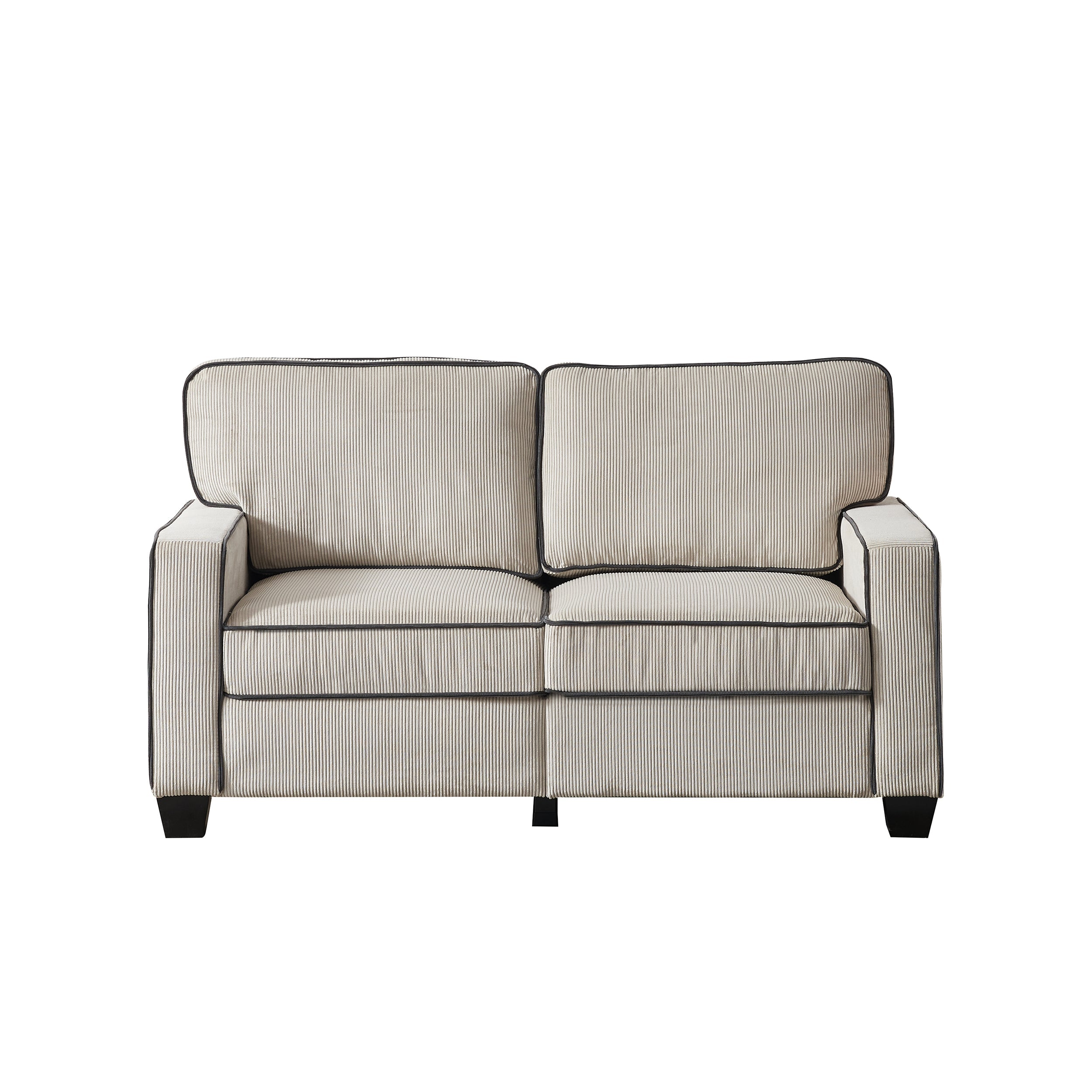 Corduroy Living Room Sofa Loveseat with Storage