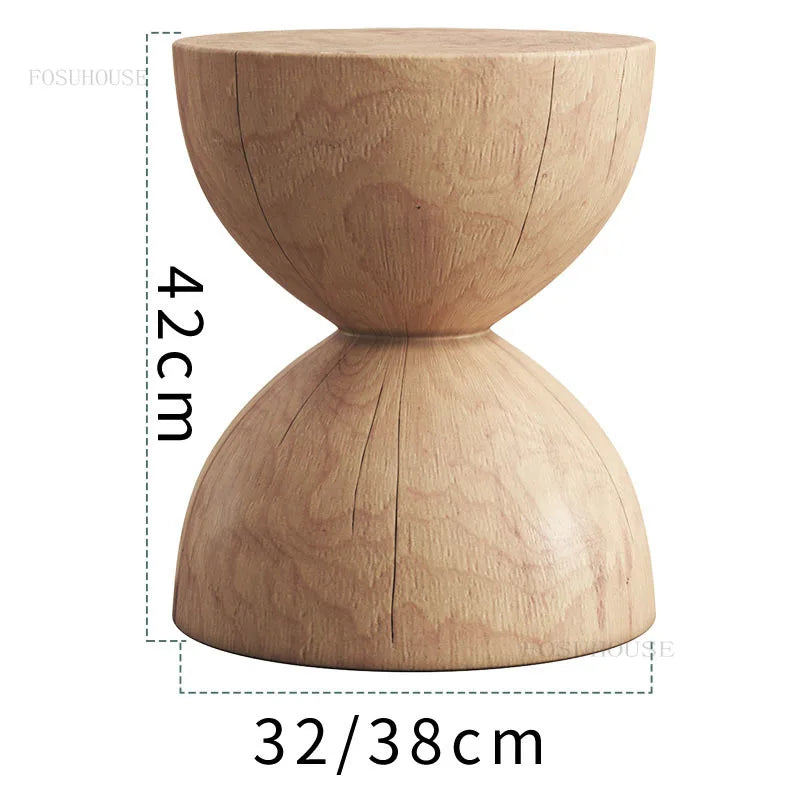 Table d'appoint créative en bois