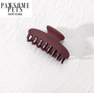 Hair Claws - Burgundy