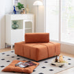 Modular Armless Sofa Chair w/ Removable Back Cushion, 33.1