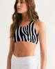 Graphic Zebra Women's Seamless Sports Bra