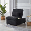 Black Linen Fabric Recliner Chair & Living Room Bedroom Furniture