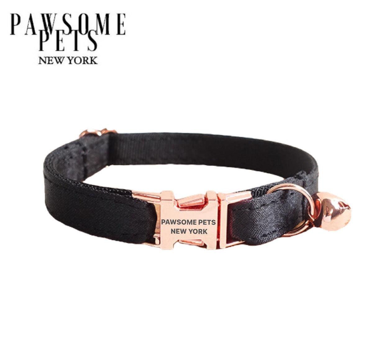 Small Size Dog & Cat Collar - Earth Black