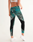 Sea Petal Swirls Women's Yoga Pants