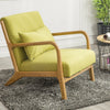 Cozy Nordic Fabric Lounge Chair - Perfect for Home, Balcony, or Café