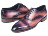 Paul Parkman Oxfords à bout capuchon pour hommes Violet (ID#1744-PRP)