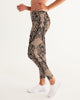 Black & Nude Lace Women's Yoga Pants