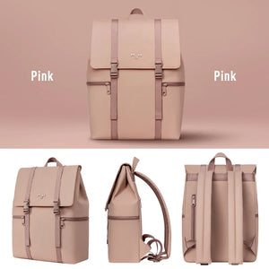 Solid Color Laptop Backpack