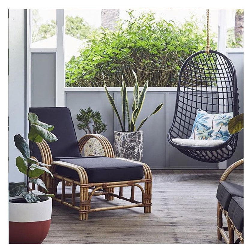 Cushion Cover-With Piping-Palm Trees Natural-60cm X 60cm