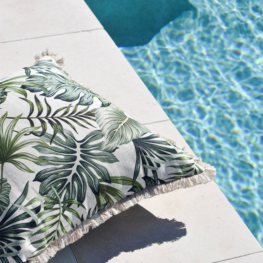 Cushion Cover-Coastal Fringe-Boracay-45cm X 45cm