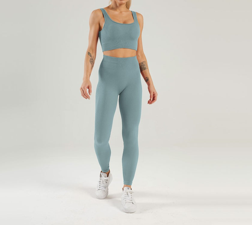 Athletic Clothing Seamless Women’s Activewear Yoga Gym Fitness Set