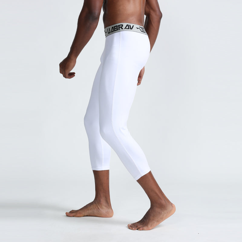 Custom Compression Men's Leggings Sport Fitness Nylon Joggers Sweatpants Spandex