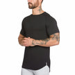 Men's Fitness Gym Cotton Workout Shirts - Custom Blank Sports Tee