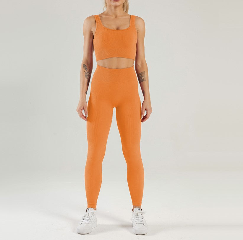 Athletic Clothing Seamless Women’s Activewear Yoga Gym Fitness Set