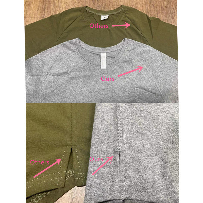 Men's Fitness Gym Cotton Workout Shirts - Custom Blank Sports Tee