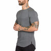 Men's Fitness Gym Cotton Workout Shirts - Custom Blank Sports Tee
