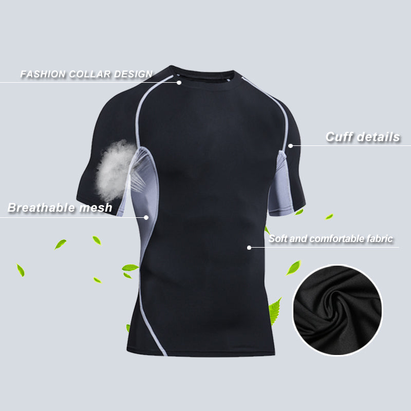 Custom Spandex Compression Fitness Shirt