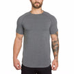 Men's Fitness Gym Cotton Workout Shirts - Custom Blank Sports Tee