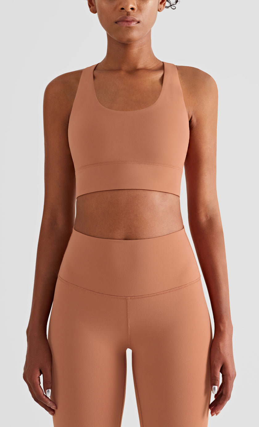 Top Gy Yoga Wear Padded Seamless High Impact Sports Bra for Women Plus Size