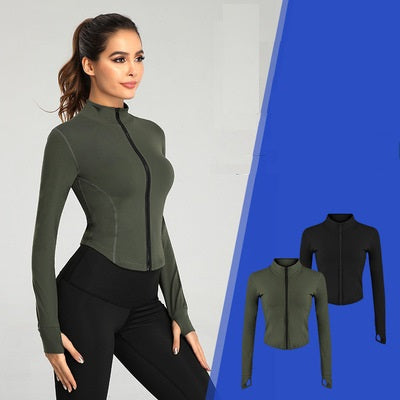 Yoga Sport Wear Soft Tight Fitness Running Jacket & Activewear Outfit
