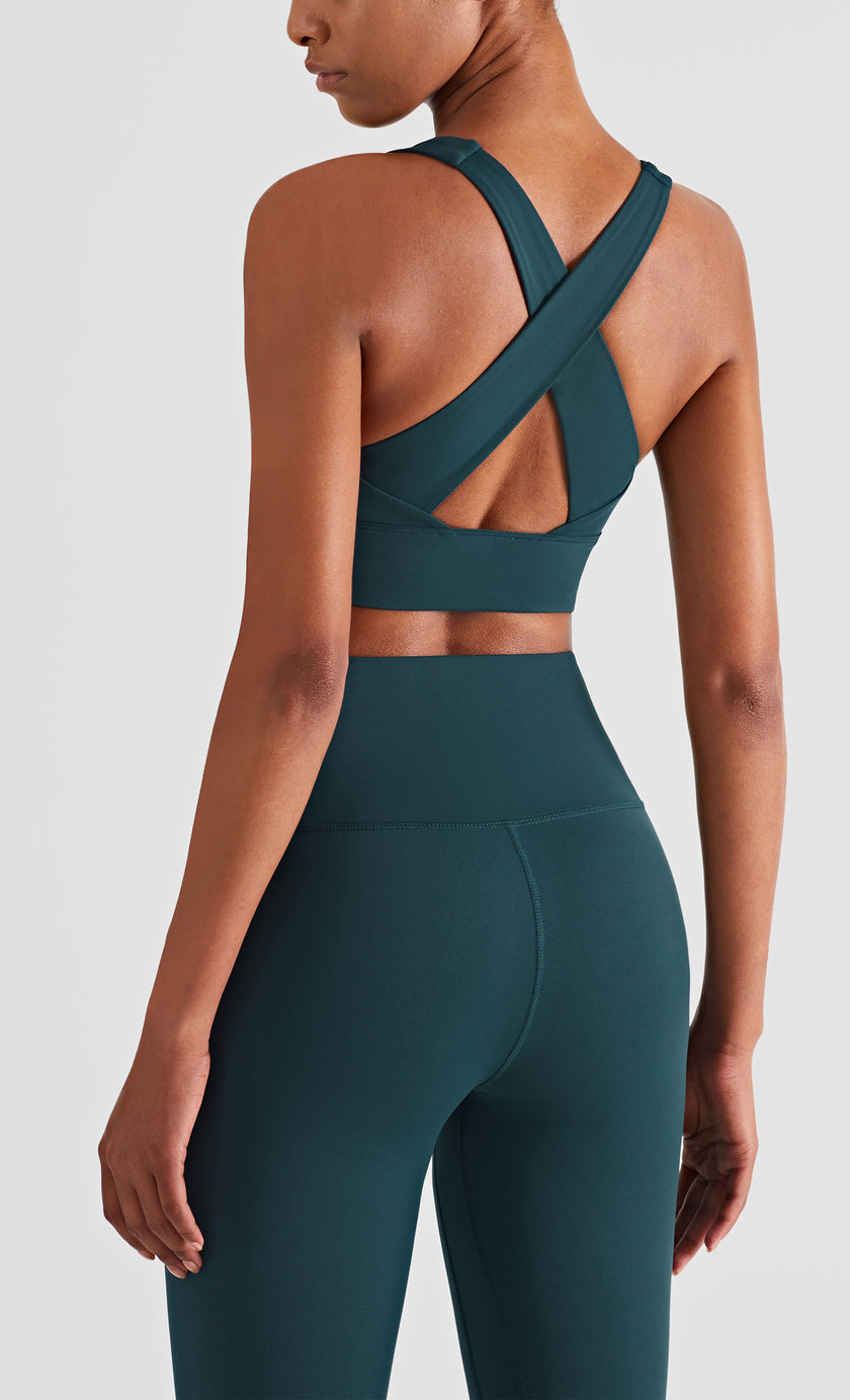 Top Gy Yoga Wear Padded Seamless High Impact Sports Bra for Women Plus Size