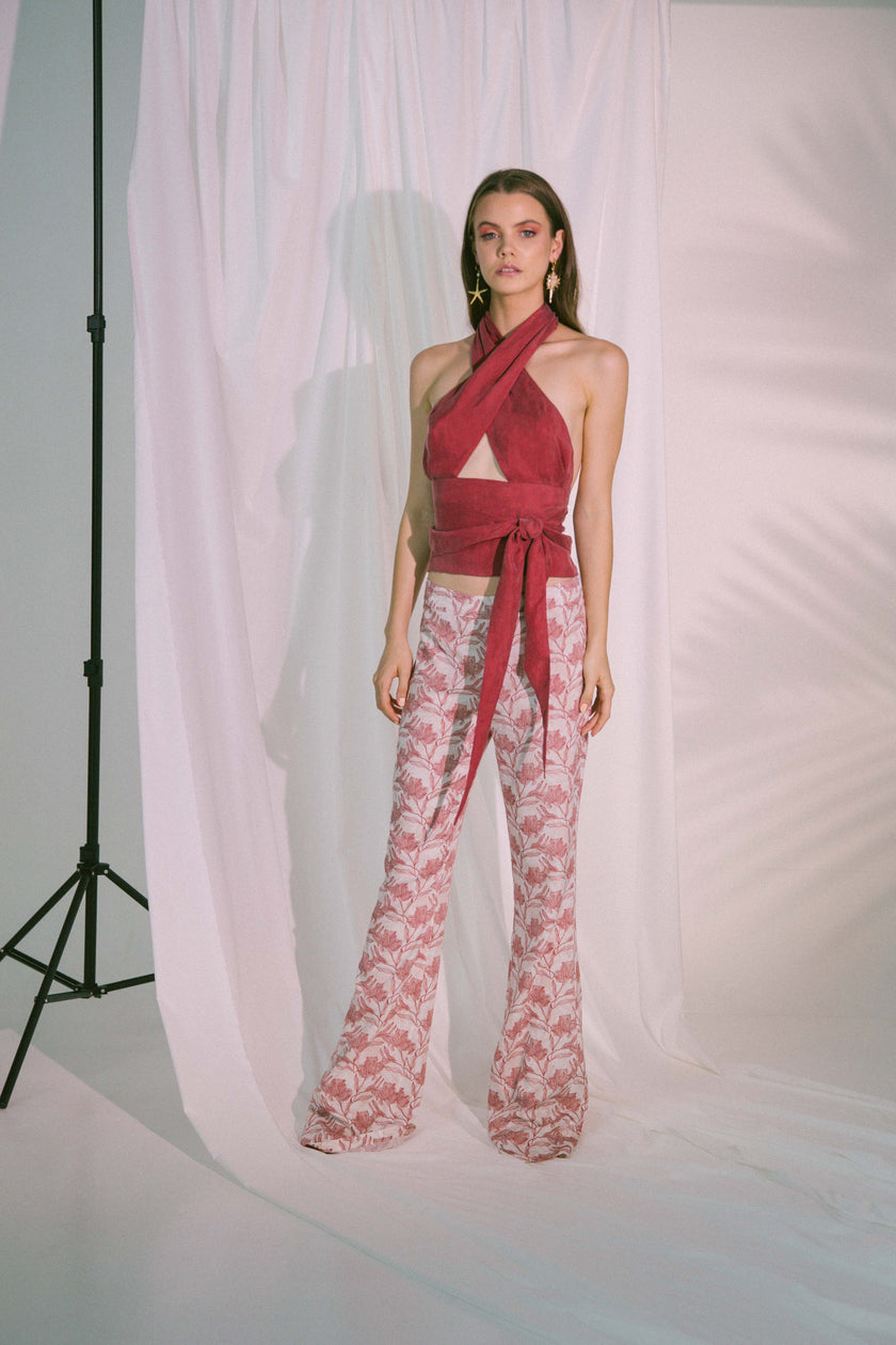 Plato Trousers in Canyon Rose