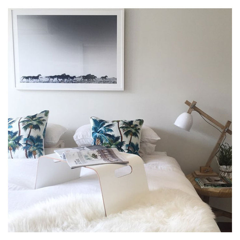 Cushion Cover-With Piping-Palm Trees Natural-60cm X 60cm